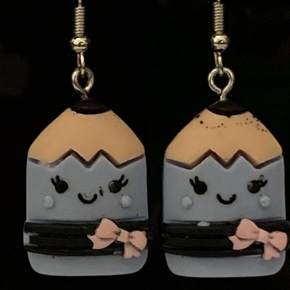 Pencil Earring, School Earring, Teacher Earring, Educator Earring, Gift Idea - Picture 5 of 7